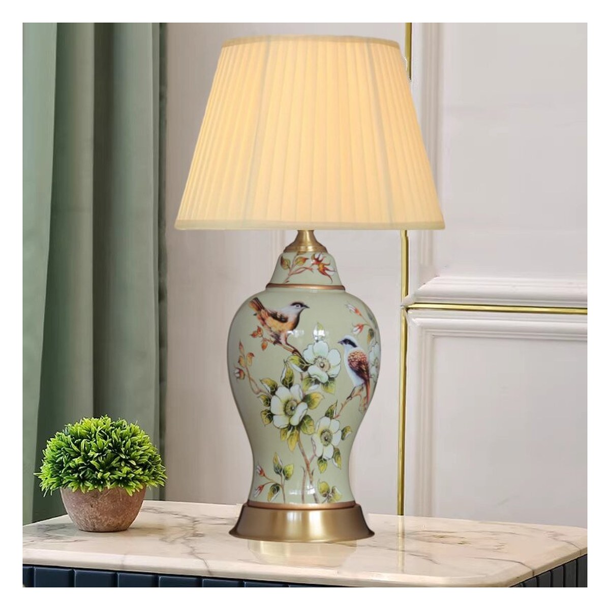 北欧轻奢陶瓷台灯 18