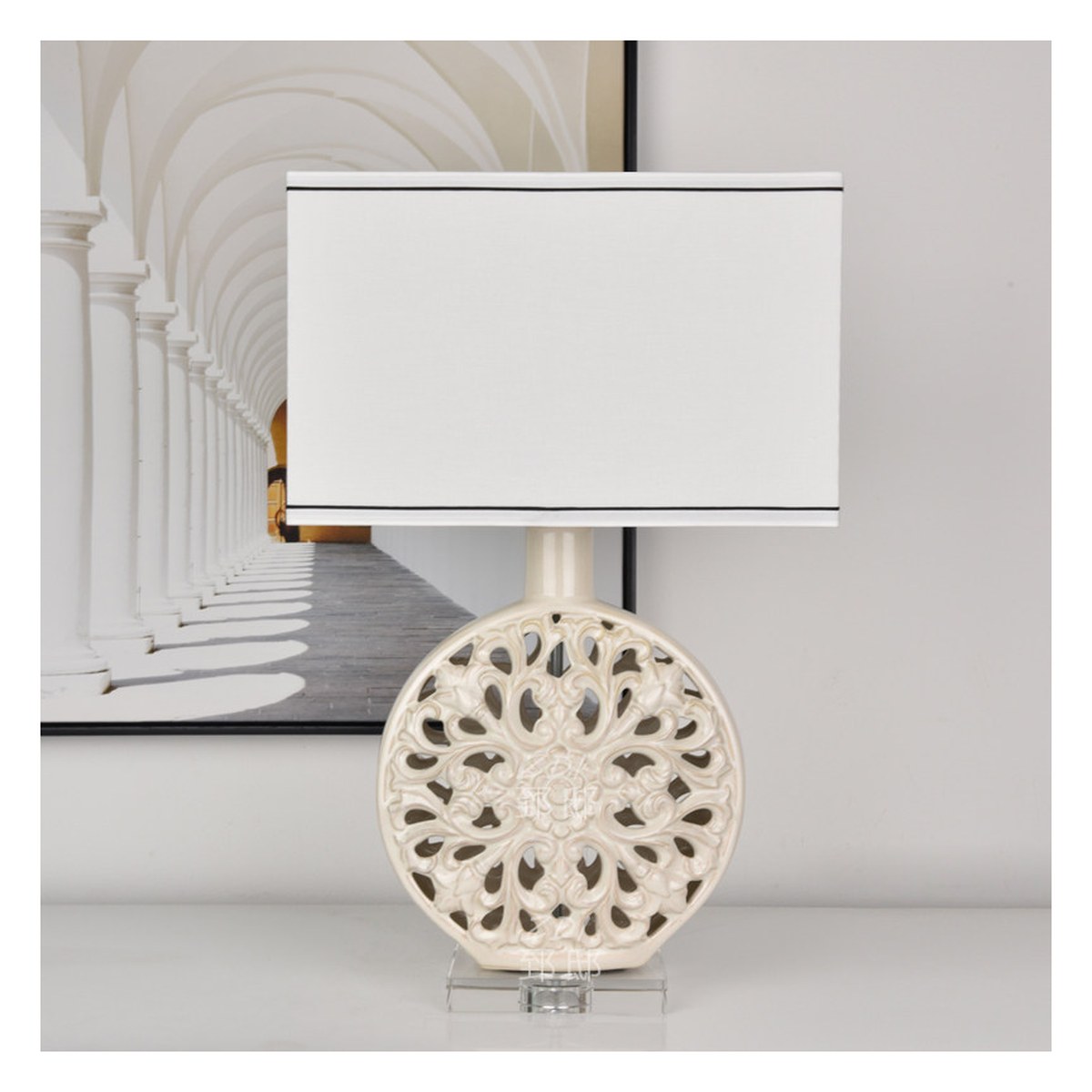 北欧轻奢陶瓷台灯 42