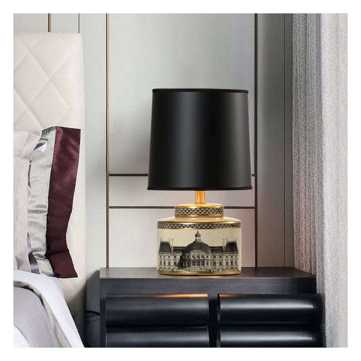 北欧轻奢陶瓷台灯 80