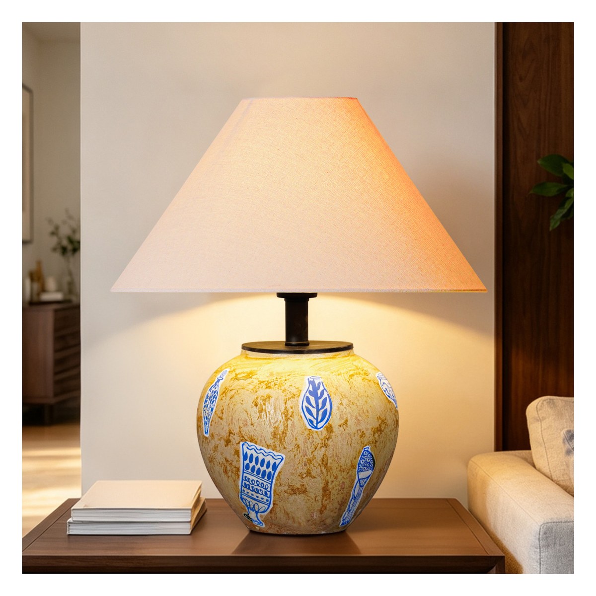 复古中古陶瓷台灯 28
