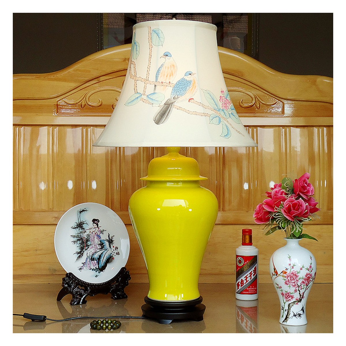 复古中古陶瓷台灯 32
