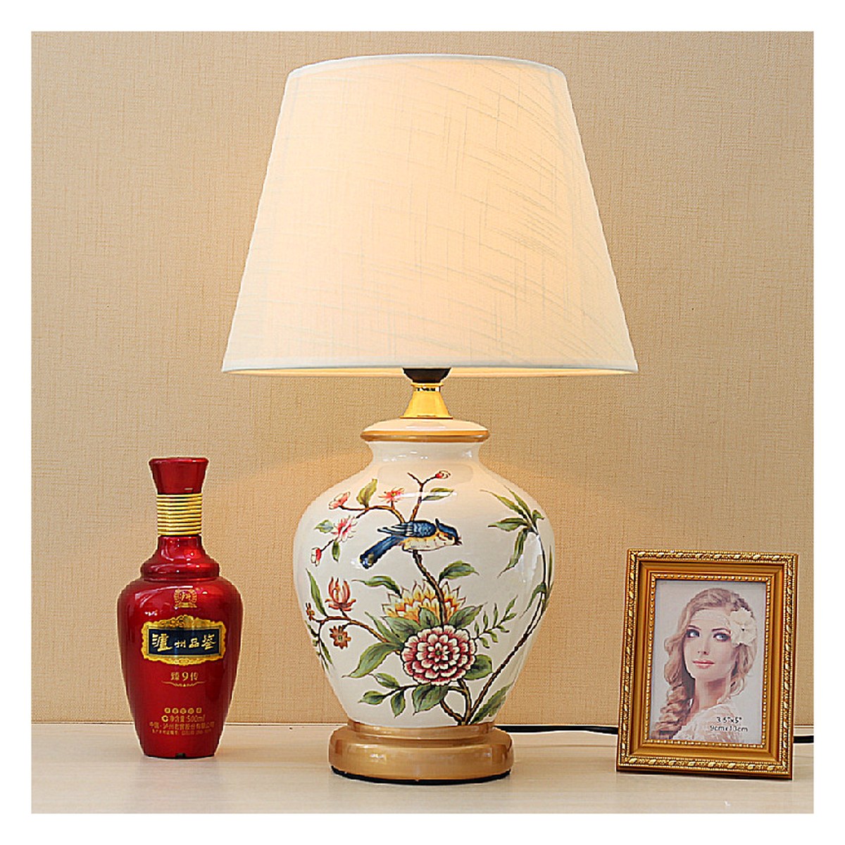 复古中古陶瓷台灯 62